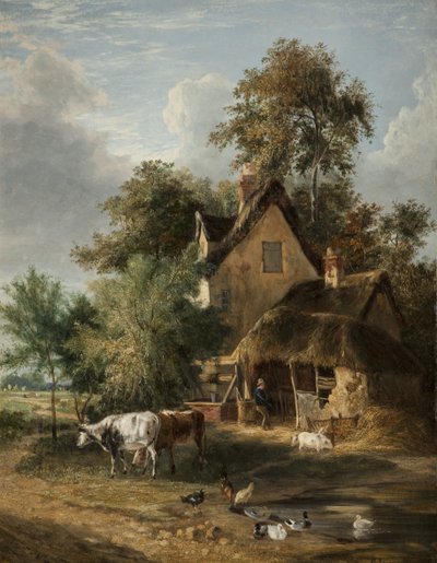 Farmyard Scene by George Vincent